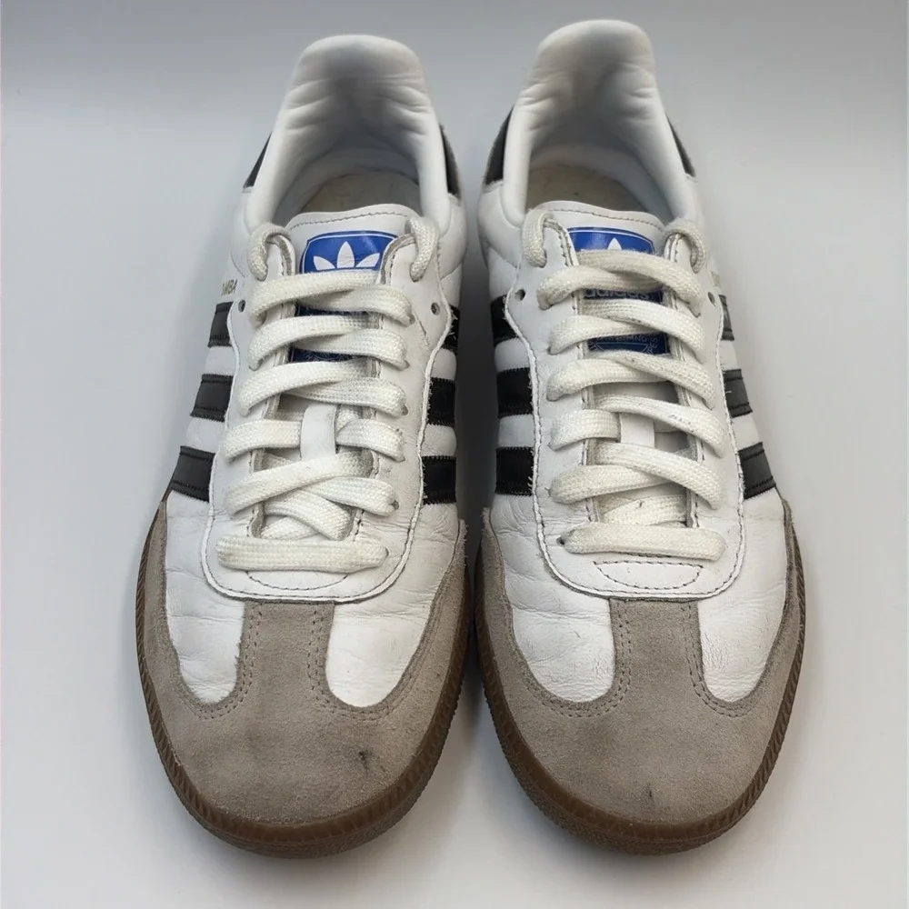 Adidas Samba OG White Black Gum Classic Sneakers Shoes Men's US 8.5